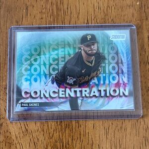 Paul Skenes 'Concentration' Stadium Club Baseball Card